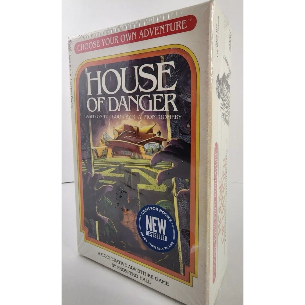 Choose Your Own Adventure House of Danger Cooperative Board Game New Sealed - Picture 2 of 3